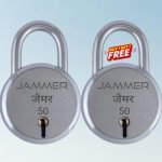 JAMMER Round 50 Lock, 6 Lever, Small Size, Single Locking, Iron Body, Lock for Home, Lock and Key (Buy 1 Get 1, 2)