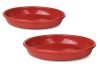 Plants Bottom Plate, Drip Tray For Plants, Gamla, Terracotta Color| (10-Inch, Red) Set Of 2