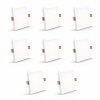 Crompton 10W 3-In-1 Color Led Recessed Square Panel Light_ Pack Of 8