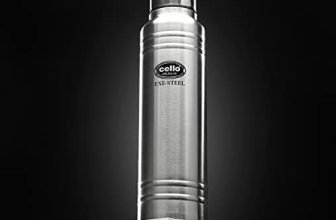 Cello Mileage Stainless Steel Water Bottle, 1000 Ml, 1 Unit, Silver