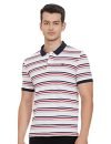 Wrangler Men’s Slim T-Shirt (WMTS003673_White/Navy/Chinese RED/Light Grey Melange Small)