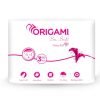 Origami Toilet Roll pack of 6, 140 Pulls each 3 ply (Total 6 Rolls, 840 Sheets)