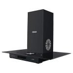 Faber 90 Cm 1095 M³/Hr Straight Glass Kitchen Chimney (3N1 Aerostation Glamour 3D Ft Bk 90, Baffle Filter, Black)