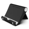Gizga Essentials Portable Tabletop Mobile And Tablet Stand,Ipad, Smartphone, Kindle, E-Reader, Foldable, Adjustable Angle, Anti-Slip Pads, Rubber Protection Perfect For Bed,Office Desktop, Home| Black