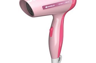 Havells Hd1903 1200 Watts Powerful Hair Dryer, 2 Heat (Hot & Warm) Settings, Overheat Protection, 2 Year Guarantee (Premium Pink)