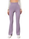 GRECIILOOKS Women’s Regular Fit Casual Pants (GL-TR772_Light Purple