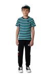 Van Heusen Boys Regular Fit Joggers – Cotton Terry Blend – Smart Tech, Easy Stain Release, Anti Stat, Ultra Soft, Moisture Wicking_52403_Black_5-6 Years