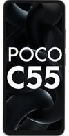 POCO C55 (Power Black, 4GB RAM, 64GB Storage)