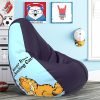 Comfybean Bag With Beans Filled 4Xl- Official: Garfield Bean Bags – For Adults – Max User Height : 5.5-6 Ft.-Weight : 70-99 Kgs(Model: Garfield_Artwork-12 – Indigo)