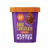 Yogabar Dark Chocolate Peanut Butter Creamy & Chocolatey Slow Roasted Non-GMO Premium Peanuts 400gm, Jar