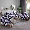 Flipkart Smartbuy Polyester Abstract Sofa Cover(Purple Pack Of 3)