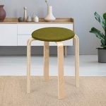 Evok Oyster Bentwood Round Stool (Green)
