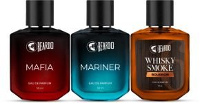 Beardo Whiskey Smoke Bourbon, Mafia & Mariner Edp Perfume For Men (Set Of 3) Strong Perfume  –  150 Ml(For Men)