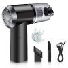 SHAYONAM Portable High Power Car Vacuum Cleaner | USB Rechargeable Wireless Handheld Car Vacuum Cleaner Traveling, Camping Reusable,Portable,Rechargeable Vacuum (2 in 1 Vacuum)