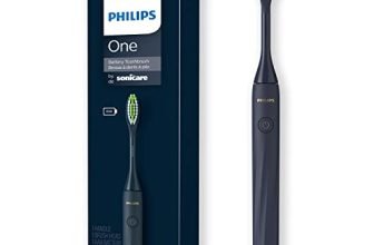 Philips One Electric Toothbrush By Sonicare I No 1 Dentist Recommended Sonic Toothbrush I 90 Days Battery Life I 13000 Micro Vibrating Bristles For Gentle Cleaning & Brighter Smile I Sleek & Lightweight – Hy1100/54 – Blue