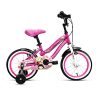 Vector 91 Justice League 14T Single Speed Kids Cycles (Pink & White, Ideal For: 3 To 5 Years Unisex) Frame: 8.3 Inch Steel