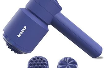 Beatxp Blaze Pro Handheld Wireless Full Body Massage Machine With Variable Speed Massager Machine For Pain Relief & Relaxation| Torque Motor & Type-C Fast Charging(Blue)