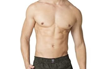Van Heusen Men Sport Allover Print Boxer Shorts – 100% Combed Cotton – Media Pocket, Super Soft_70013_Vsb-9_S