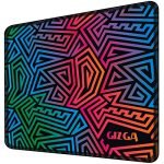 GIZGA essentials Extended Gaming Mouse Pad, Laptop Desk Mat, Computer Mouse Pad with Smooth Mouse Control, Mercerized Surface, Antifray Stitched Embroidery Edges, Anti-Slip Rubber Base, 29 * 24cm