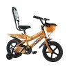 Lifelong 14T Cycle for Kids 2 to 5 Years – Bike for Boys and Girls – Balance Wheels & Mudguard, 95% Pre-Assembled, Frame Size: 9″ – Suitable for Children Under 3 Feet Height (Juniors Ride, Orange)