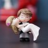 eCraftIndia Polyresin Handcrafted Bride Kissing Groom Romantic Couple Statue Decorative Showpiece – Ideal Valentine’s Day Gift for Your Beloved Partner, Girlfriend, or Boyfriend