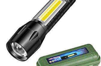 Skmei 4 Tactical Flashlight + Desk Lamp With Gift Box Focus Zoom Torch Light With 3 Modes Adjustable For Emergency And Activities Edc 911 (Aluminum)