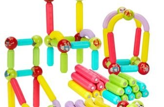 Amazon Brand – Jam & Honey Magnetic Roundels Building Blocks For Kids | Stem Toy | Magnetic Toys | Great Birthday Gift | Educational & Creative Toy | Toys For Kids | 32 Pieces