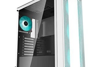 Deepcool Abs Cc560 Wh Mid-Tower Computer Case/Gaming Cabinet – White | Support – Mini Itx/Micro-Atx/Atx | Pre-Installed 3 X 120Mm Fans In Front And 1 X 120Mm Fan In Rear – R-Cc560-Whgaa4-G-1
