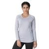 Nivia Compression TEE for Women (Light Grey) Size-X-Small