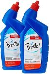Amazon Brand – Presto! Disinfectant Toilet Cleaner, Orange – 1 L (Pack of 2)|Kills 99.9% Germs