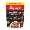 Bagrry’s Whey Protein Muesli 750gm Pouch |15gm Protein Per Serve |Chocolate Flavour|Whole Oats & Californian Almonds|Breakfast Cereal|Protein Rich|Premium American Whey Muesli