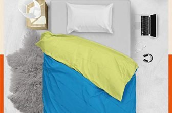 Bathla Siesta Elva Reversible Microfiber Comforter/Blanket/Quilt/Duvet For Home With Ultra-Soft Fabric Cover & Siliconised Fill | Single – Blue & Lime – 200 Gsm