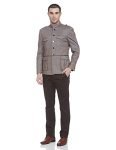 Van Heusen Men’S Loose Fit Suit (Vdsueskh211986_Brown_42W X 27L