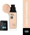 Maybelline New York Fit Me Matte+Poreless Liquid Foundation (With Pump & Spf 22) Foundation(120 Classic Ivory, 30 Ml)
