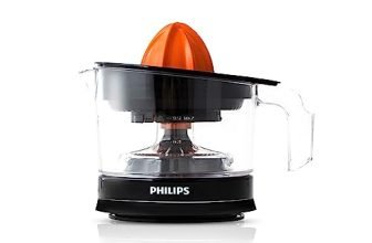 Philips Citrus Press Juicer Hr2777/00, 0.5 Litre, 2 Sized Cones For Different Size Fruit