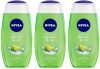 Nivea Lemon & Oil Shower Gel – Pack Of 3(3 X 250 Ml)