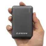 Ambrane 10000mAh Slimmest & Compact (Pocket/Bag Friendly) Powerbank, 22.5W Fast Charging, USB & Type C Output, Power Delivery, Quick Charge for iPhone, Android & Other Devices (Powerlit, Black)