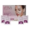 Lotus Radiant Pearl Facial Kit For Lightening & Brightening Skin With Pearl Dust & Green Tea, 4 Easy Steps, 37G(Single Use)
