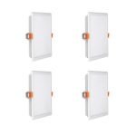 Surya 10W Downlight Dazzle (Square) Led Bulb For Domestic Use|(Round) Pk-4