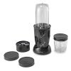 Lifelong LLNB03 Regalia Nutri Pro Mixer Grinder, Blender and Grinder, Stainless Steel Blades, 2 Unbreakable Jars and 3 lids, 1 Year Warranty, 400 W – Black