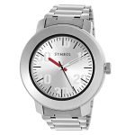 Amazon Brand – Symbol Analog Silver Dial Men’s Watch-AZ-SYM-SS21A-04B