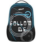F Gear Follow Me Laptop School Bag 35L Black Blue Backpack