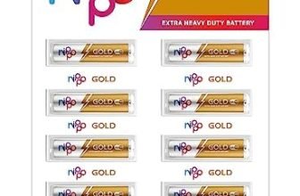 Nippo 3Dg Gold Aa Battery | 1.5 V | 24 Months Shelf Life | Leakproof | For Toys, Remotes, Clocks, Wireless Mouse – Pack Of 10