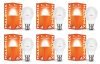 Halonix 7-Watt Base B22 Led Bulb (Pack Of 6, White)