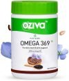 OZiva Vegetarian Omega 3 6 9 for Skin, Heart & Joint Support, 1000mg, Vegan(60 Capsules)