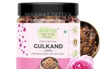 Niramay Tattva Natural Gulkand, 350Gm | Sun-Cooked Damask Rose Petals & Rock Sugar