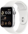 Apple Watch Se Gps (2Nd Gen) Heart Rate Monitor, Crash Detection, Sleep Tracking(White Strap, 44Mm)