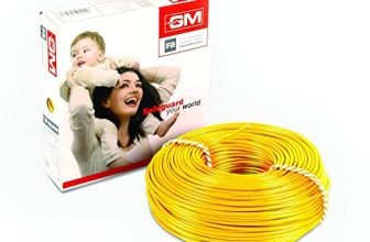 Gm Flame Retardant Copper Wire – 0.75 Sq Mm (90M, Yellow)