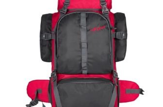 F Gear Otto Laptop 58L Grey Red Rucksack