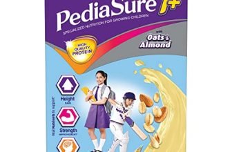 Pediasure 7+ Specialized Nutrition Drink Powder 400G, Vanilla Delight Flavour, Scientifically Designed Nutrition For Growing Children, Supports Height Gain, Muscle Strength &Brain Development